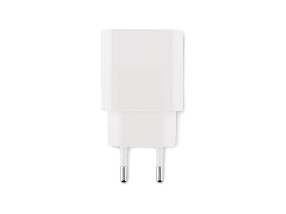 2-poorts EU USB-oplader 20W 2