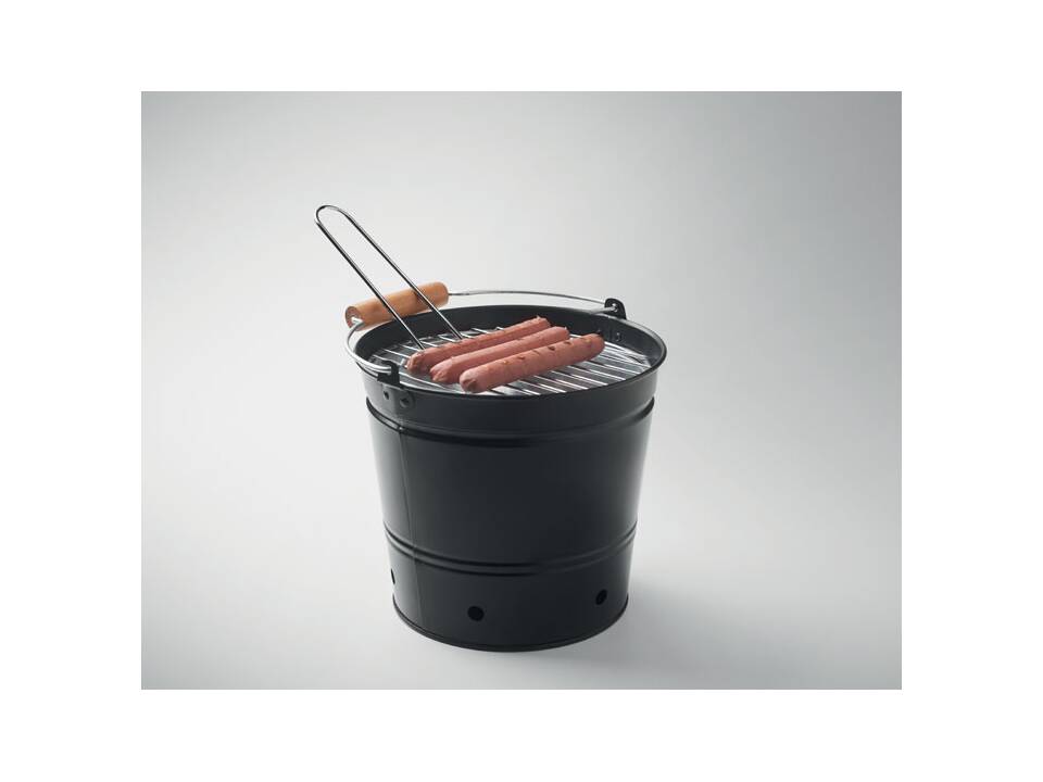 Draagbare bbq emmer 6
