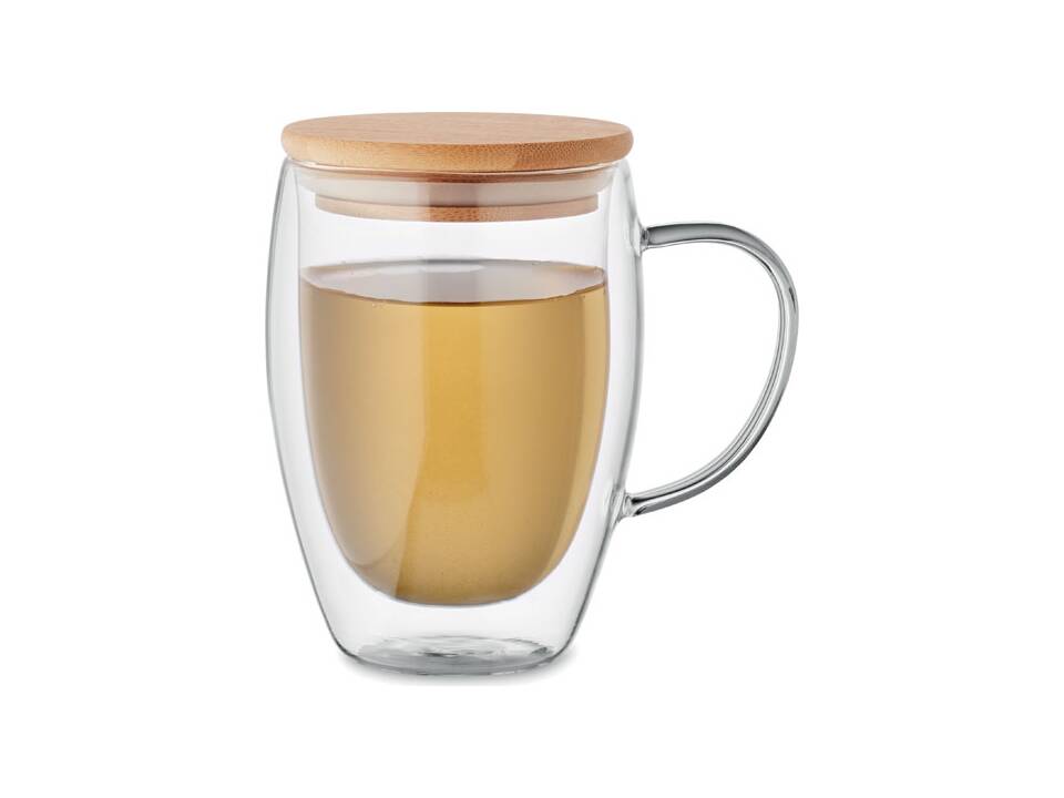 Dubbelwandige mok borosilicaat 2