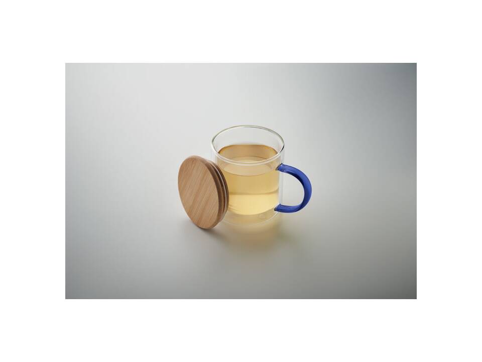 Dubbelwandige mok borosilicaat 9