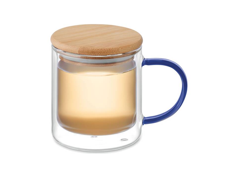 Dubbelwandige mok borosilicaat 8