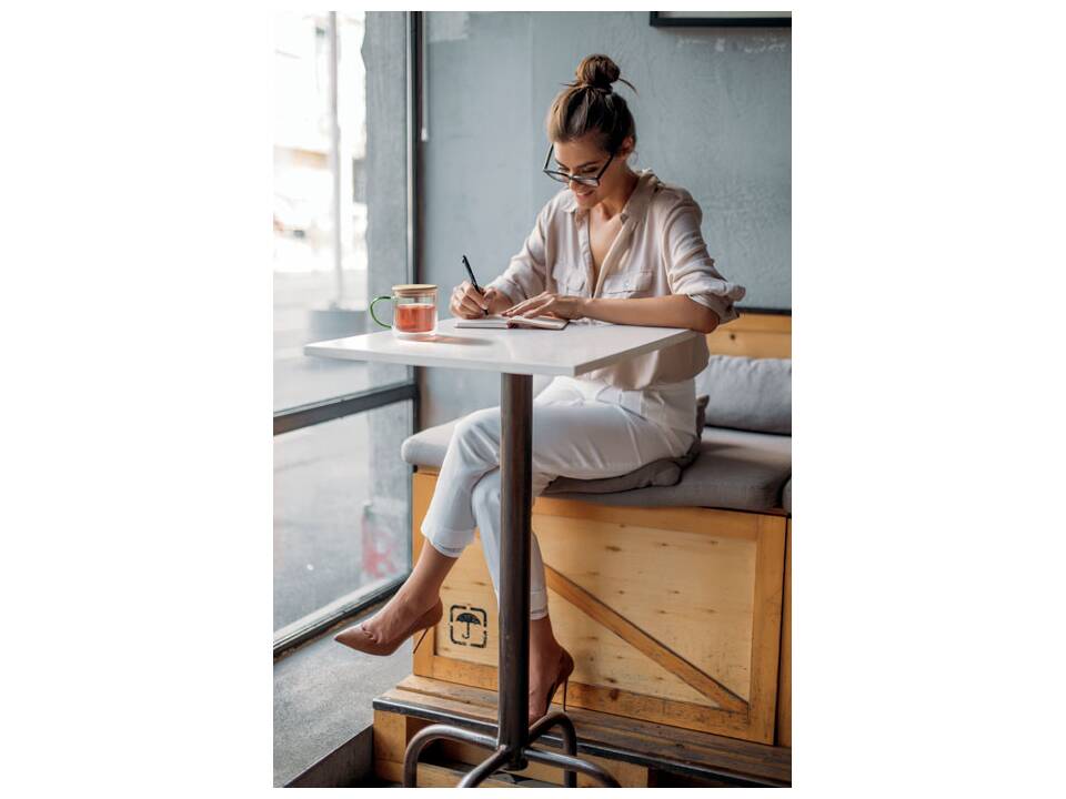 Dubbelwandige mok borosilicaat 17