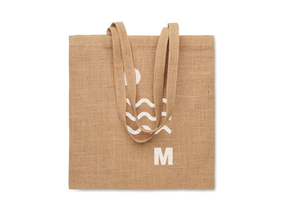 Jute boodschappentas 38x40cm 2