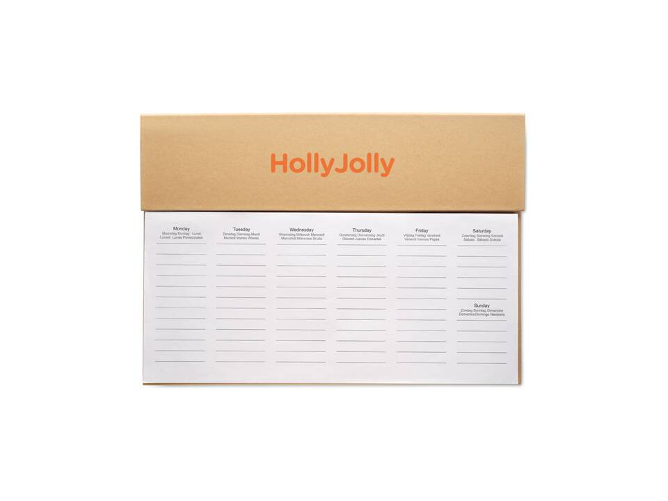 Weekplanner op bureaublad 7