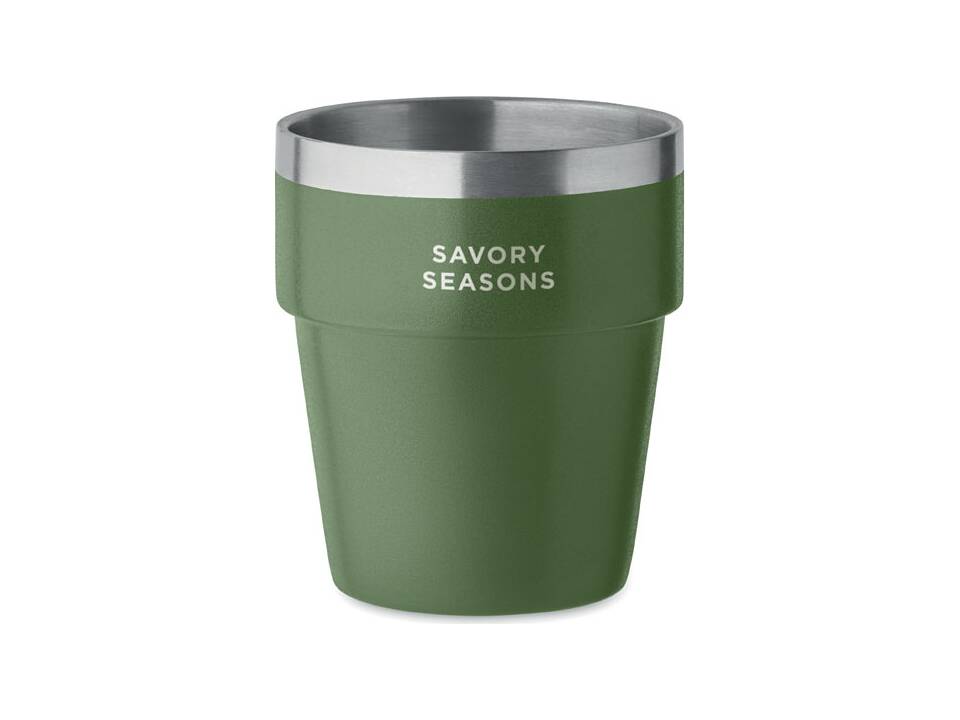 Dubbelwandige beker 250ml 12