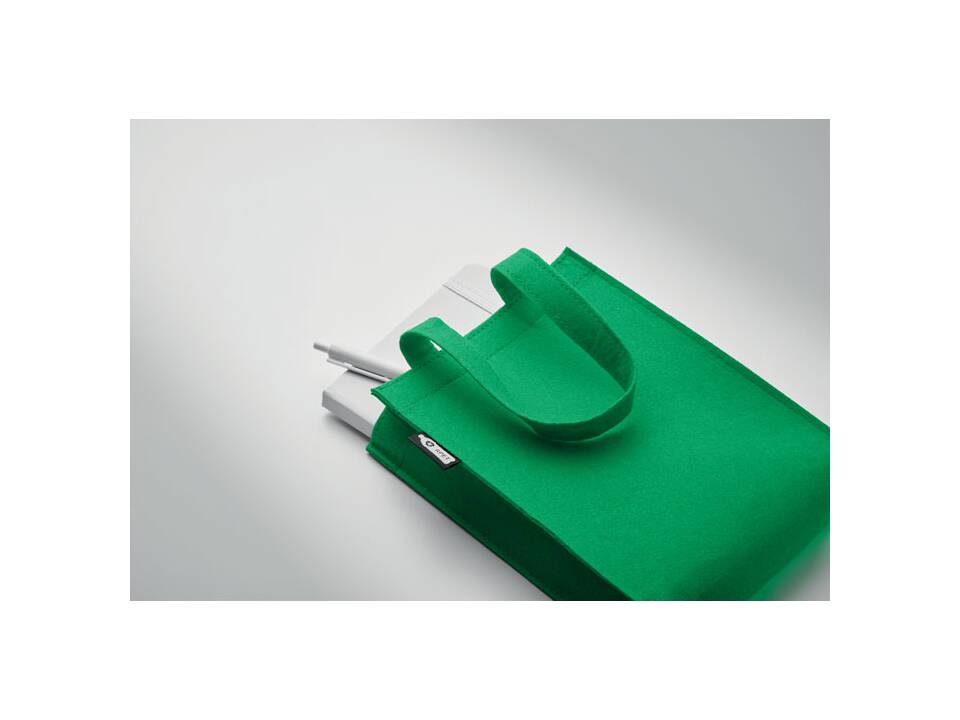 Klein geschenktasje van RPET-vilt 12