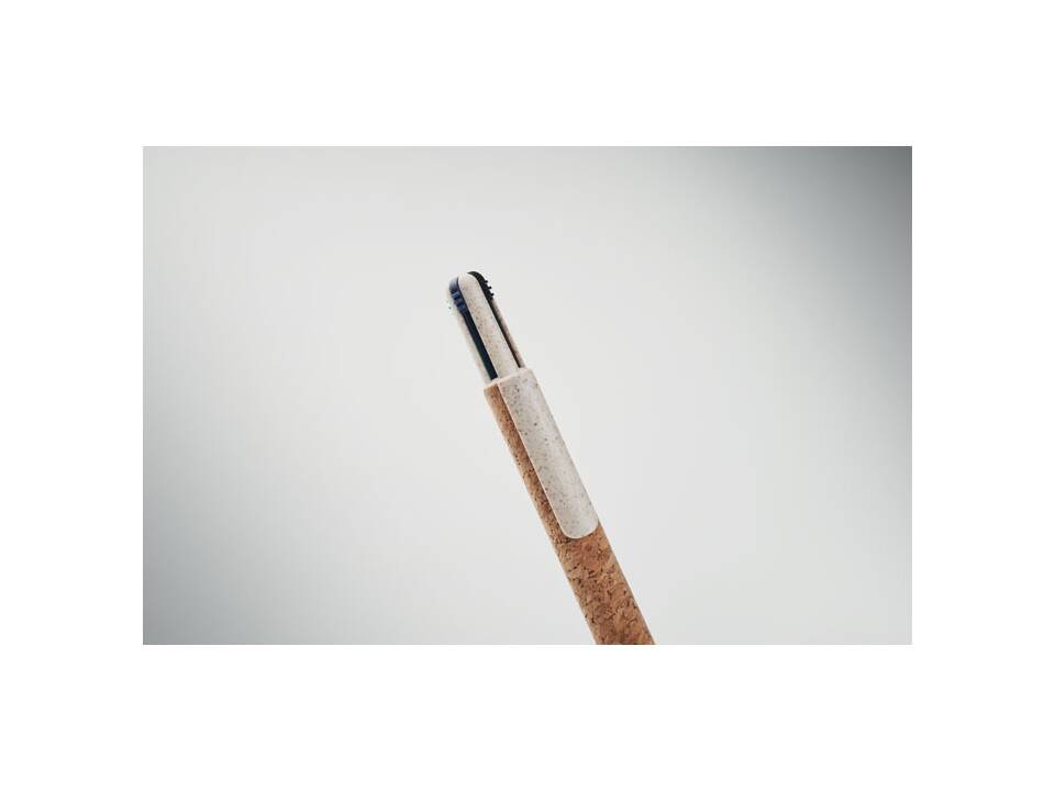 4-kleuren inkt balpen met kurk 3