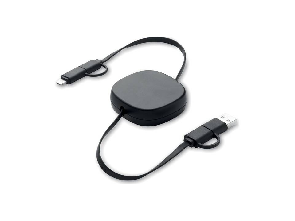 60W uittrekbare oplaadkabel