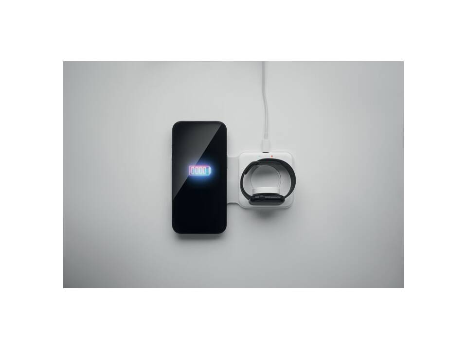 2-in-1 opvouwbare lader 15W 5