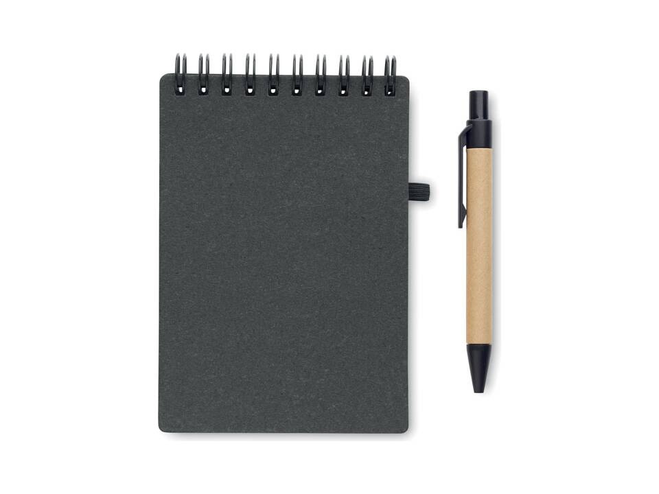 B7 Gerecycled notitieboek met balpen 15