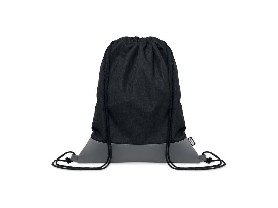 RPET PU trekkoord rugtas 2-kleurig