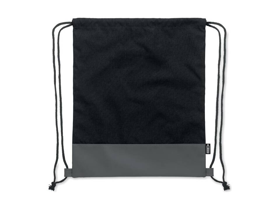 RPET PU trekkoord rugtas 2-kleurig 2