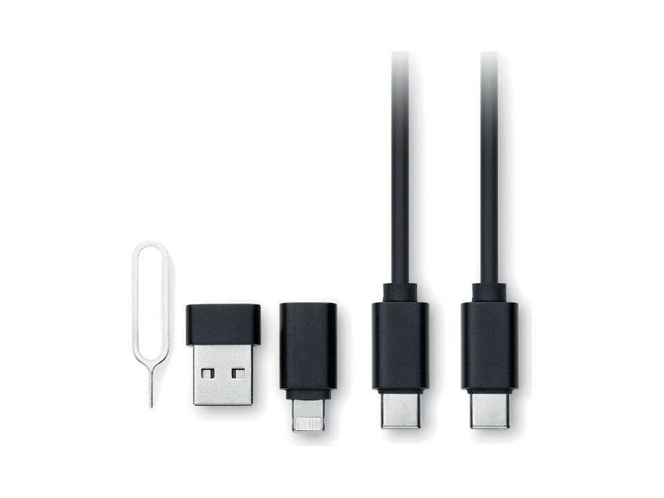 4-in-1 kabelconnectorset 15W 2