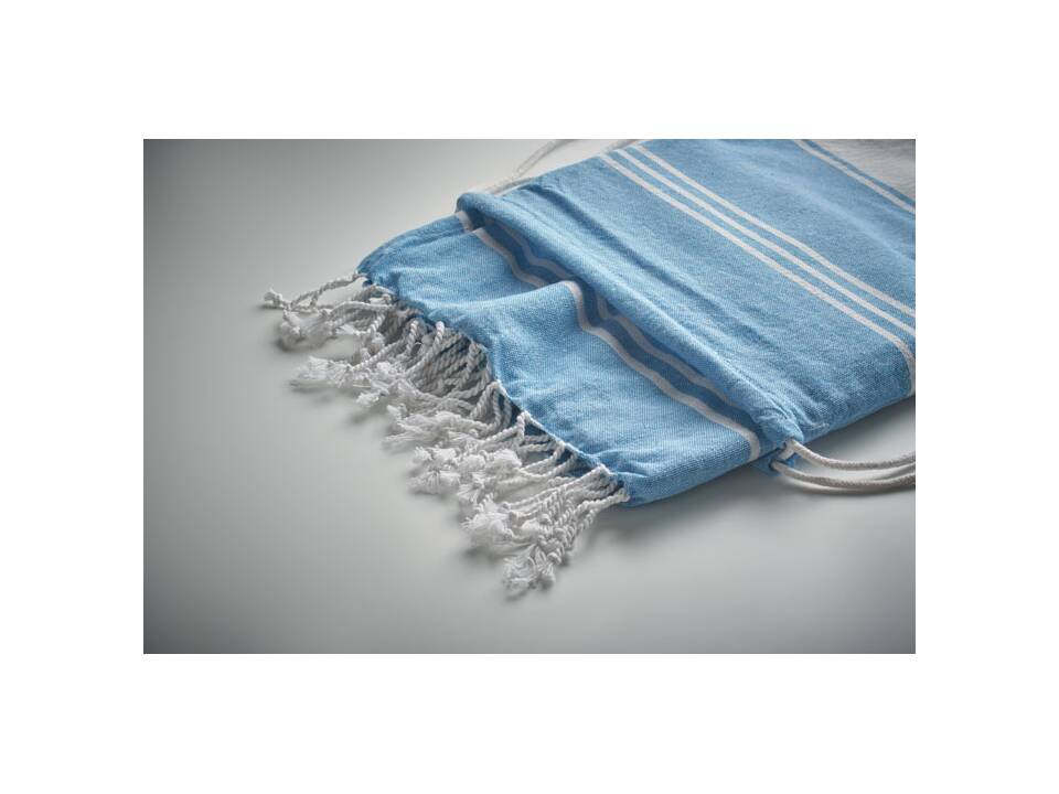Hammam handdoek trekkoord tas set 18