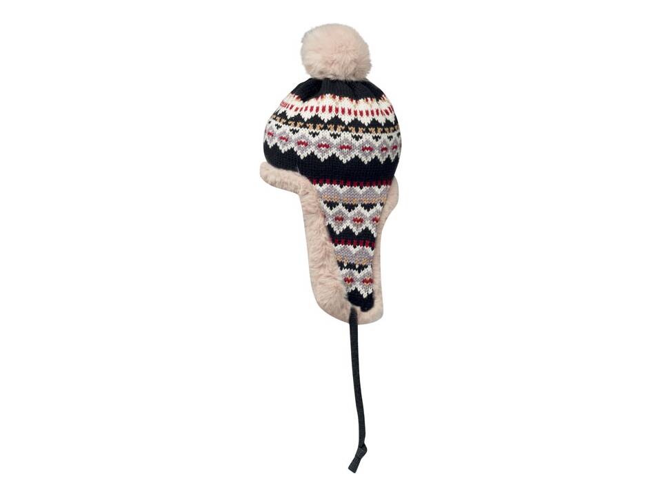 Gebreide muts met oorflap 15