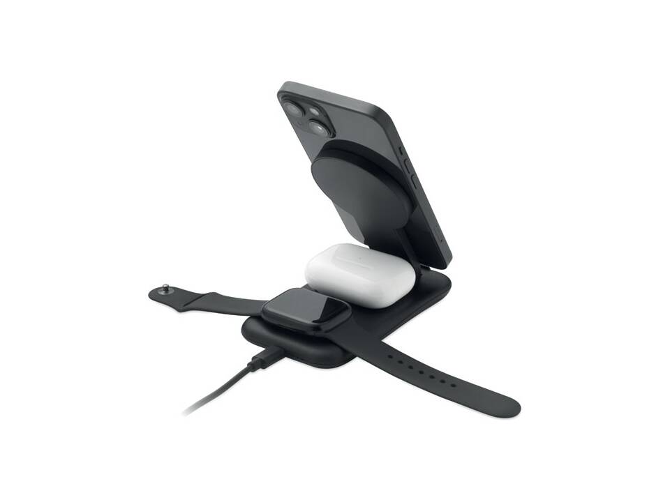 3-in-1 draadloze oplader 15W 8