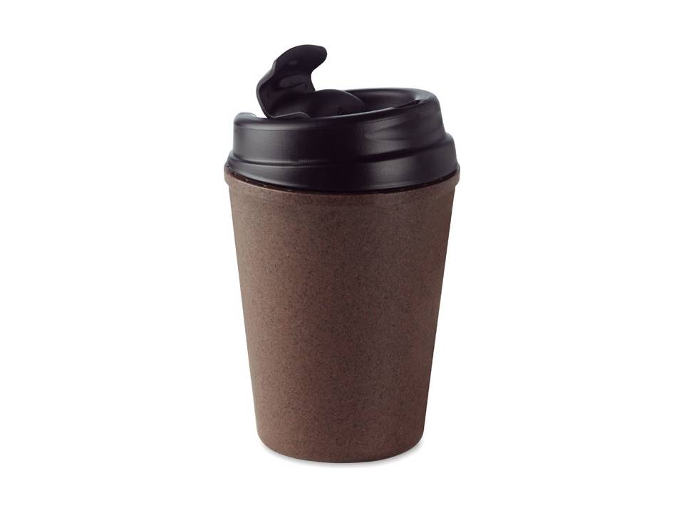 Dubbelwandige mok van koffieschillen - 300 ml 1