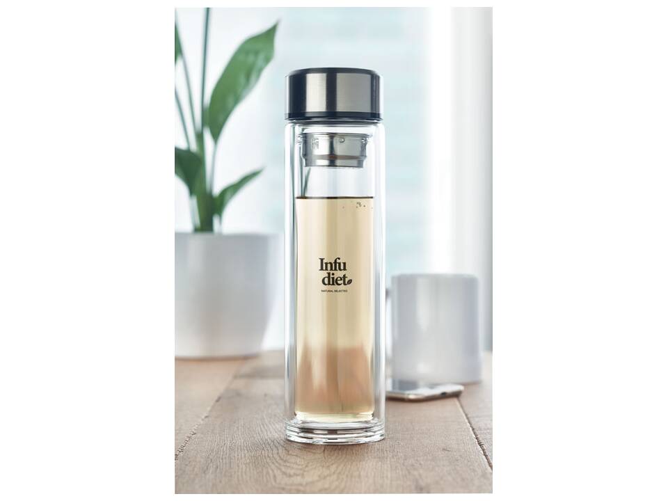 Drinkfles met thermometer - 390 ml 2