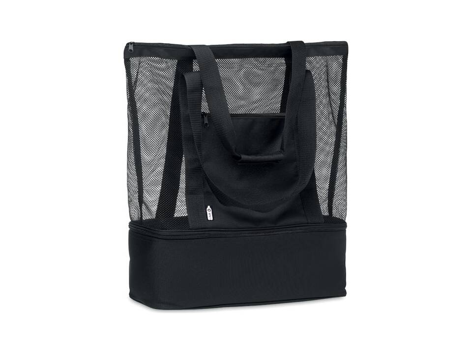600D RPET mesh boodschappentas 52 x 16 x 49 cm