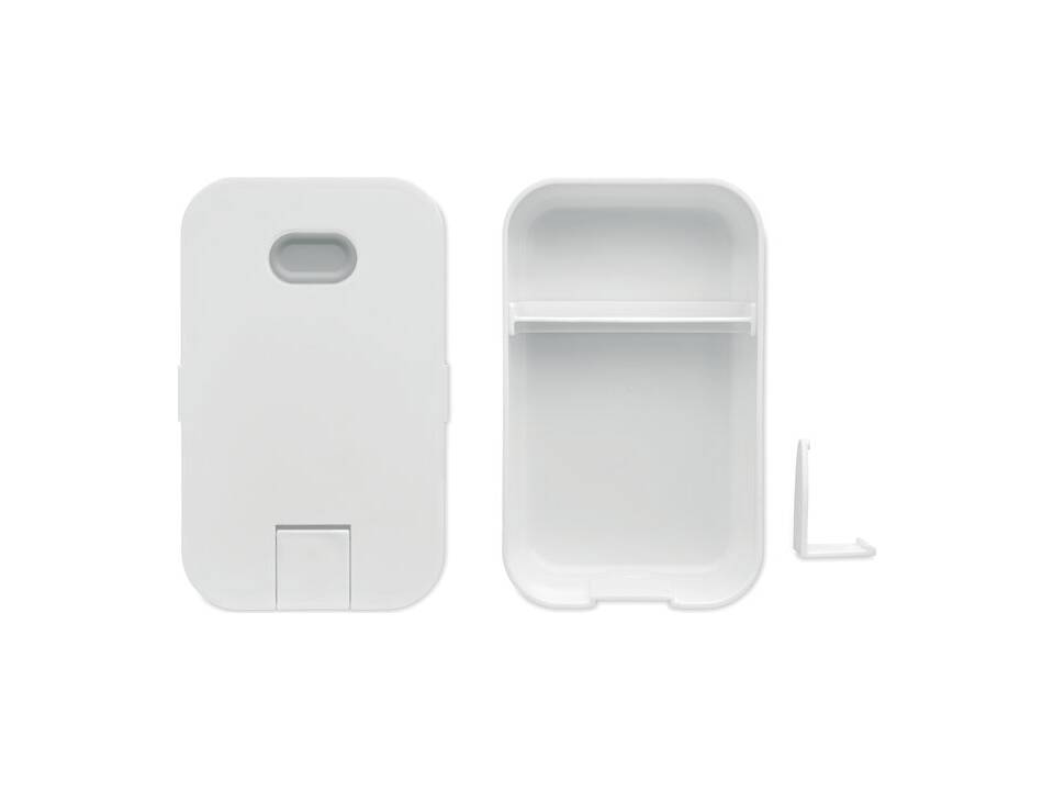 Kunststof lunchbox met telefoonhouder 8