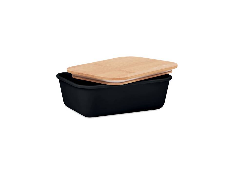 Lunchbox met bamboe deksel 20 x 13,5 x 6,5 cm 12