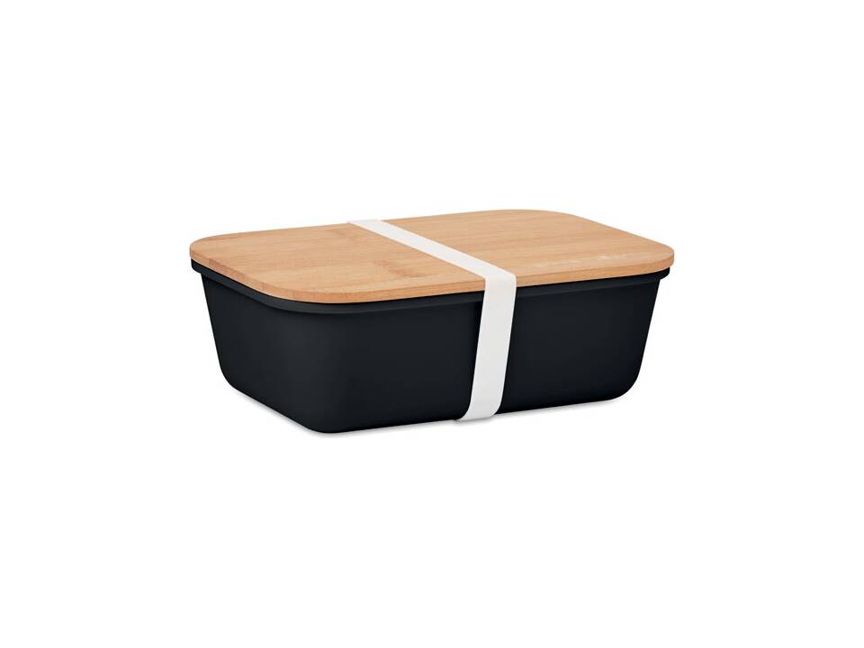 Lunchbox met bamboe deksel 20 x 13,5 x 6,5 cm 13