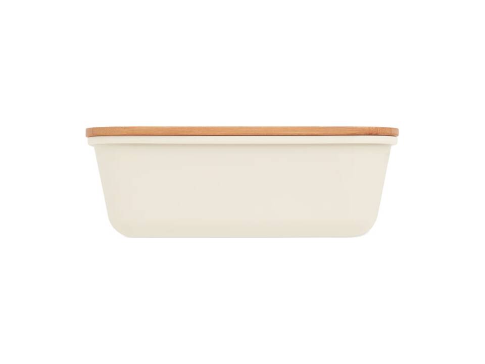 Lunchbox met bamboe deksel 20 x 13,5 x 6,5 cm 18