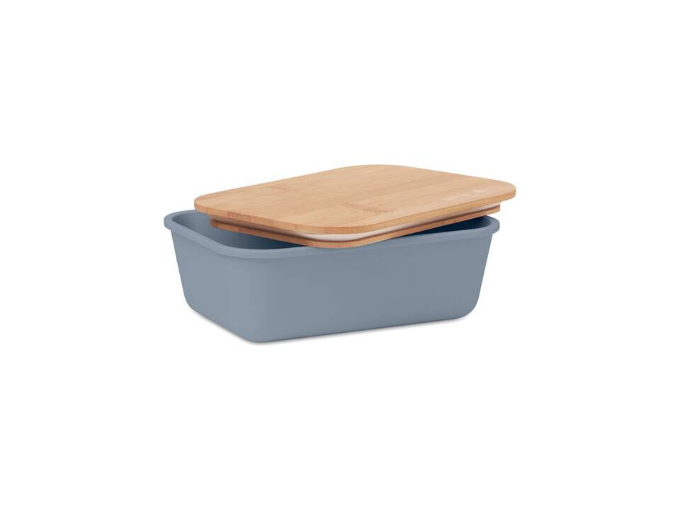 Lunchbox met bamboe deksel 20 x 13,5 x 6,5 cm 10