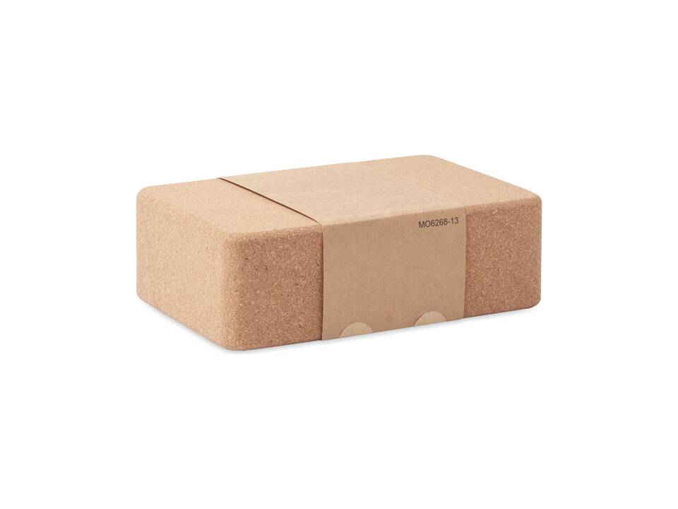 Yogablok van kurk 4