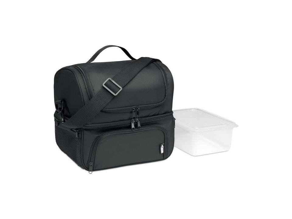 600D RPET koeltas met lunchbox round 3