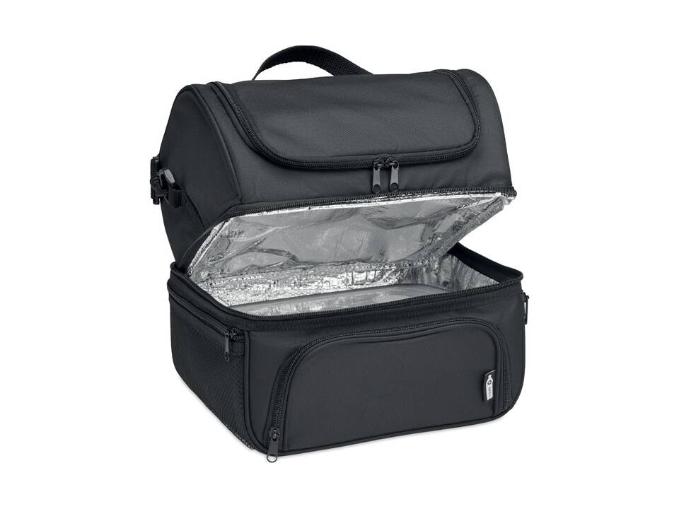 600D RPET koeltas met lunchbox round 6