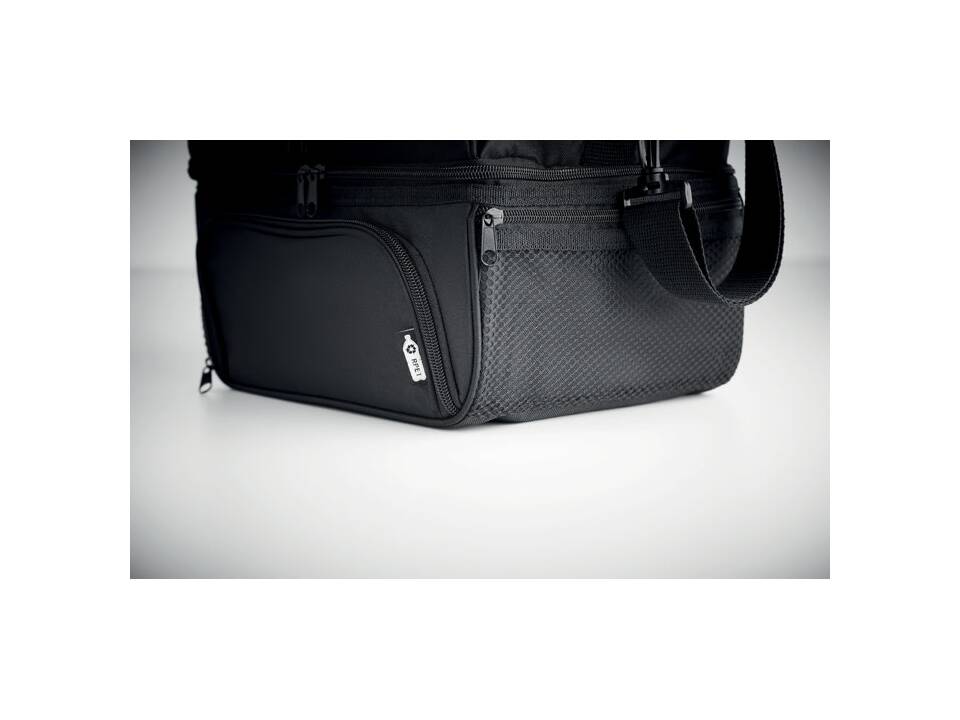 600D RPET koeltas met lunchbox round 4