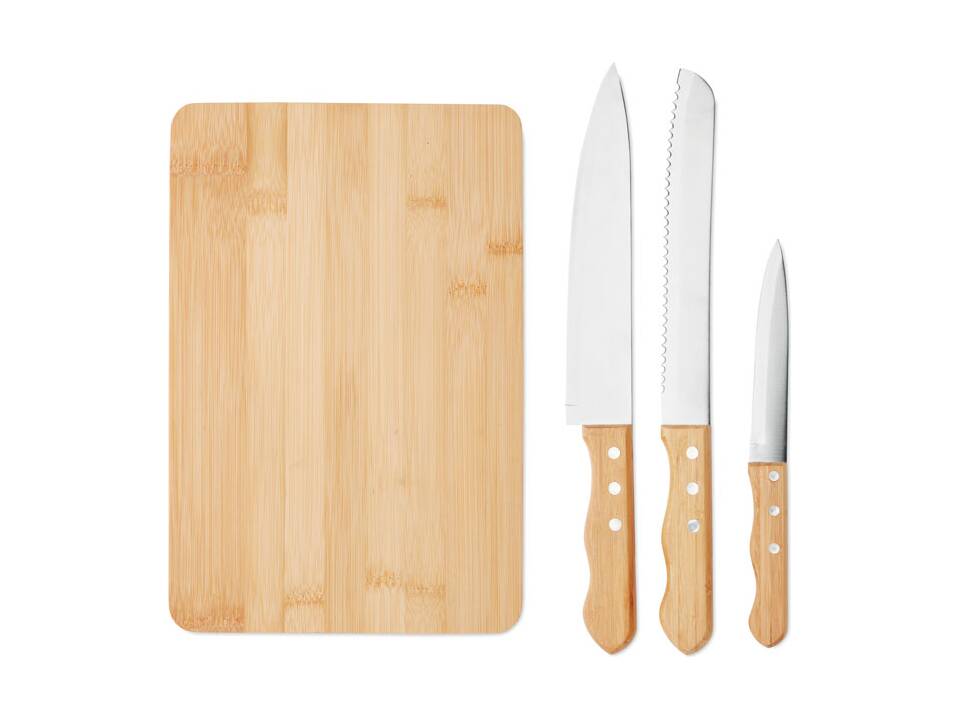 Bamboe snijplank set 3
