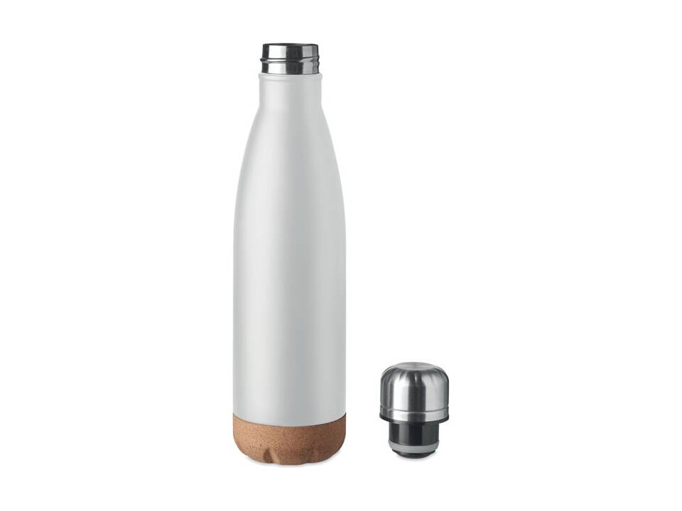 Dubbelwandige fles met kurk bodem - 600 ml 17