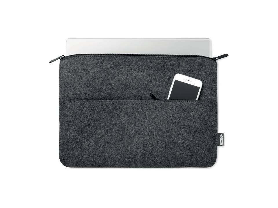 RPET vilten laptoptas - 14 inch 7