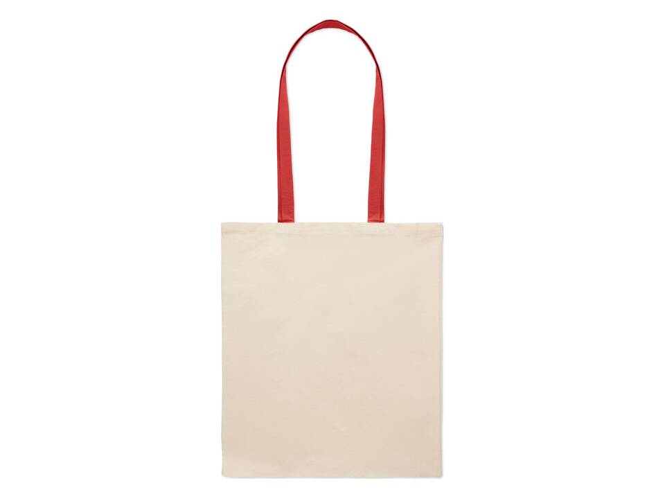 Katoenen tas gekleurde hengsel 38 x 42 cm 7