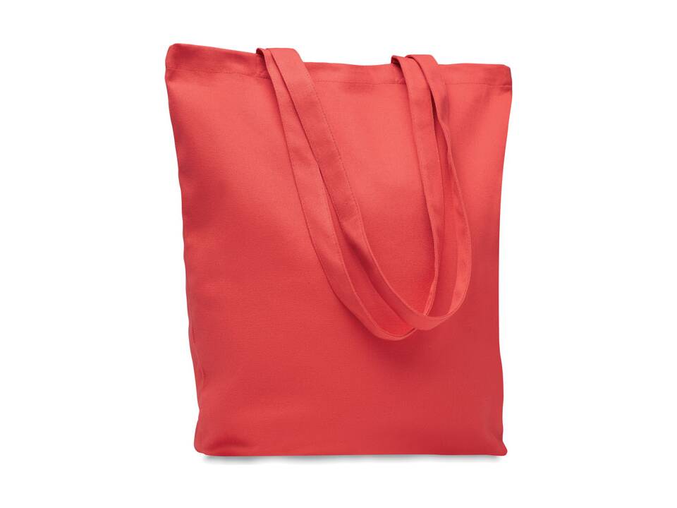 Stevige canvas boodschappentas 38 x 9 x 42 cm 26