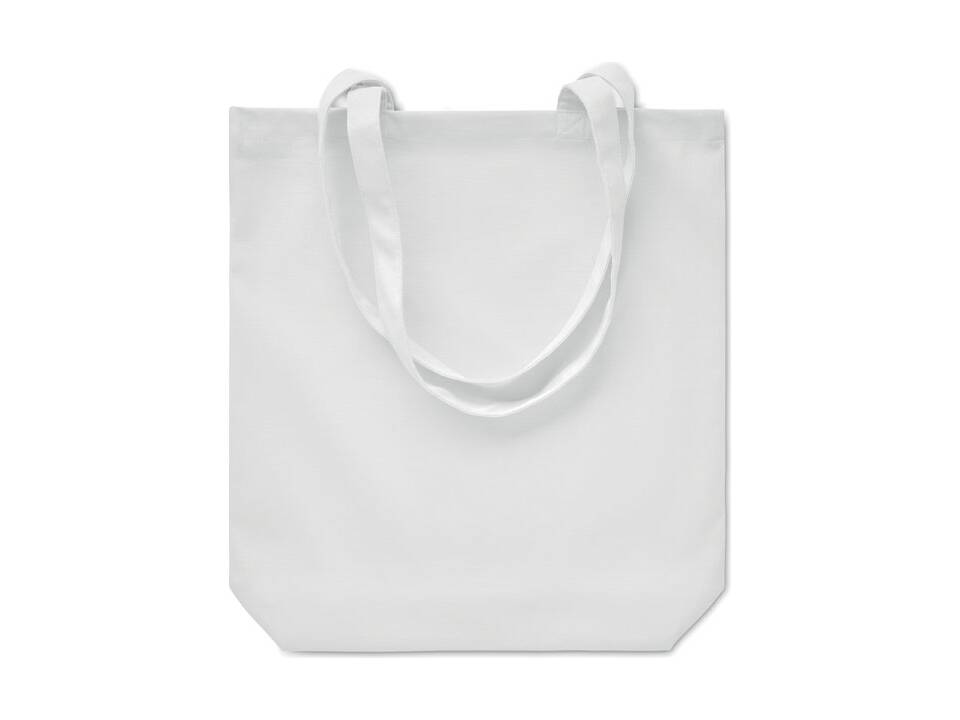 Stevige canvas boodschappentas 38 x 9 x 42 cm 29