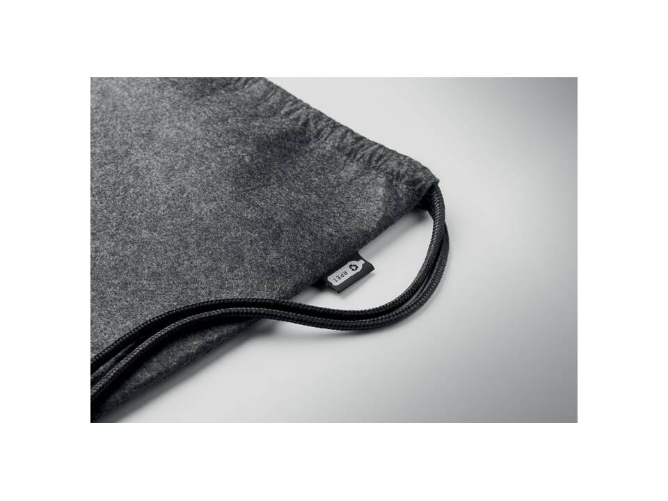 Trekkoord rugzak van RPET vilt 1