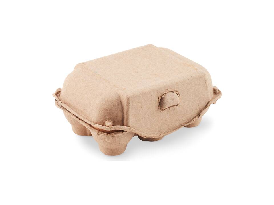 6 krijteieren in doosje 3