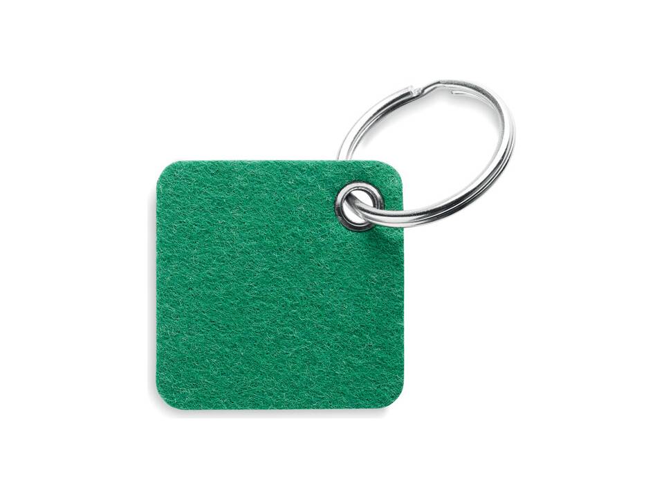 RPET vilten vierkant sleutelhanger 5