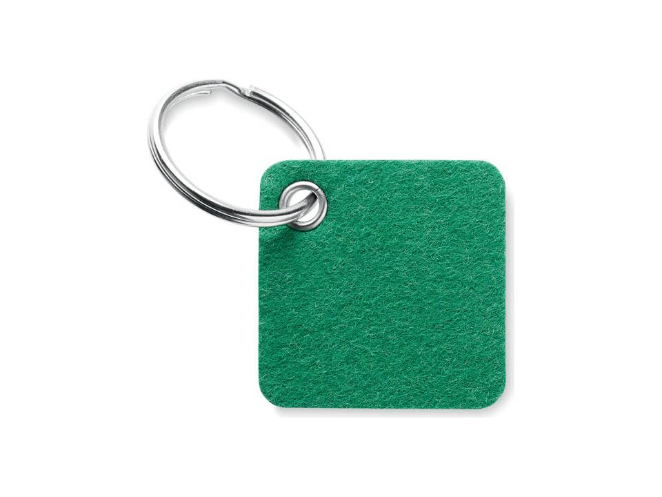RPET vilten vierkant sleutelhanger 6