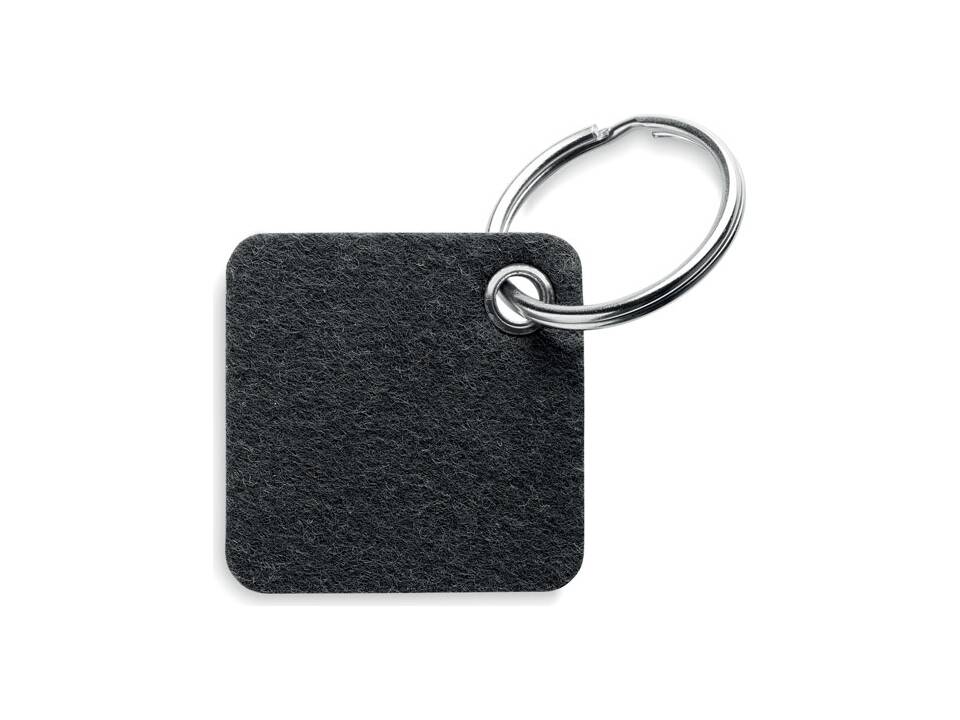 RPET vilten vierkant sleutelhanger 9