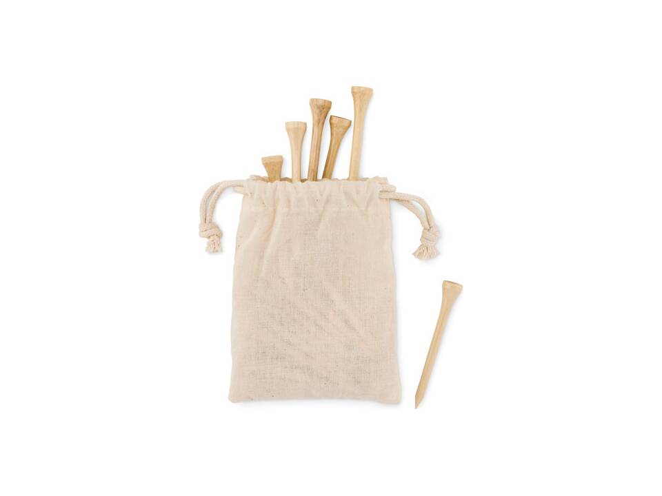 20 bamboe golf tees set 3