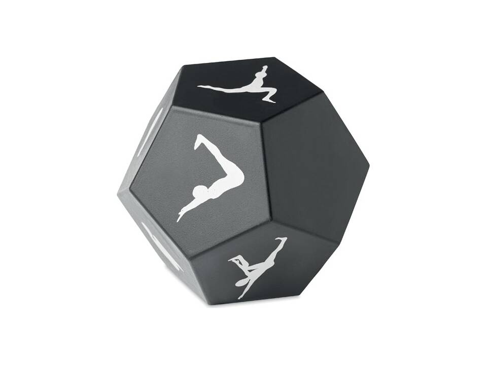 Yoga oefening dobbelsteen 4