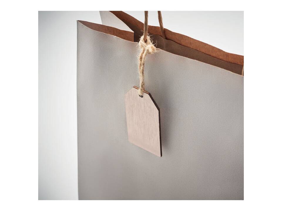 Set van 6 houten geschenklabels 4