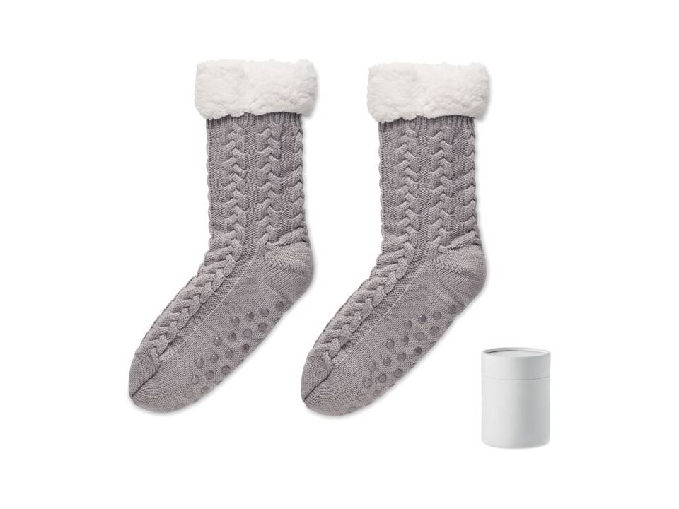 Paar feestelijke huissokken L 8