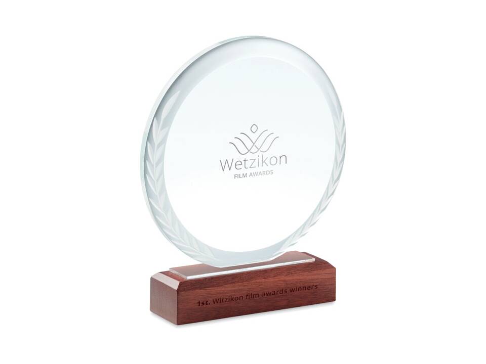 Ronde award gedenkplaat 4