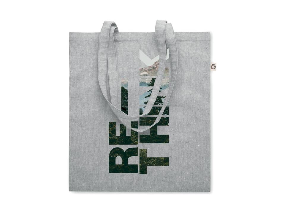 Gerecyclede boodschappentas lange hengsels 6