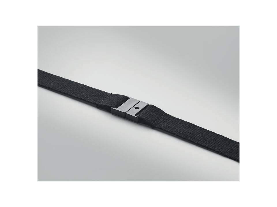 Lanyard met metalen haak, afneembare gesp & veiligheid sluiting 20 mm 2